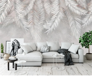 Silberne Palmwedel — Fototapete · Foto 1