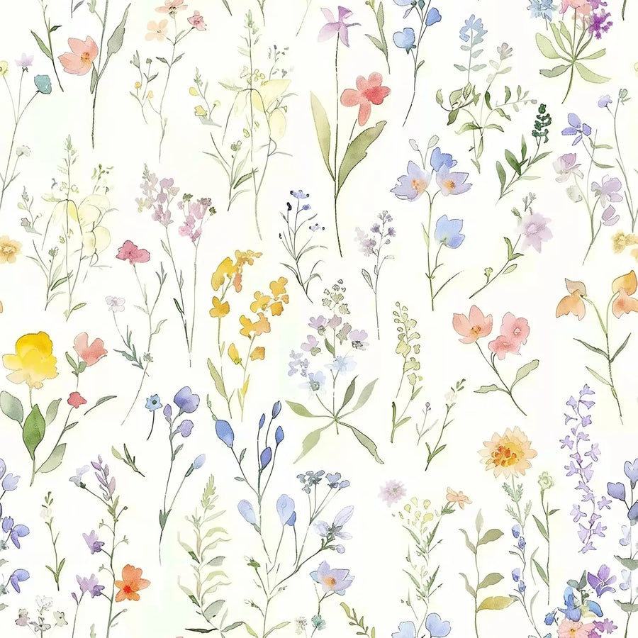 Prairie aquarelle — aperçu du décor, vue 1