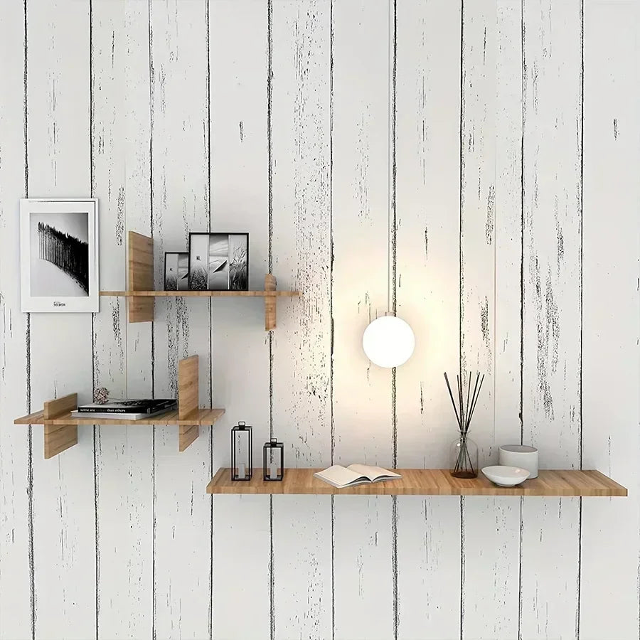 Bois blanchi — adhésif décoratif — visuel 1