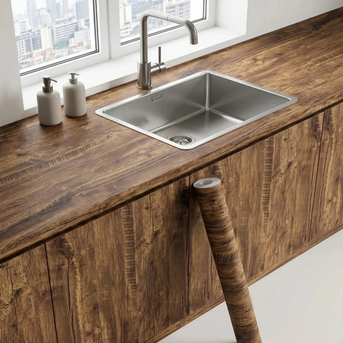 Bois de caractère — adhésif décoratif