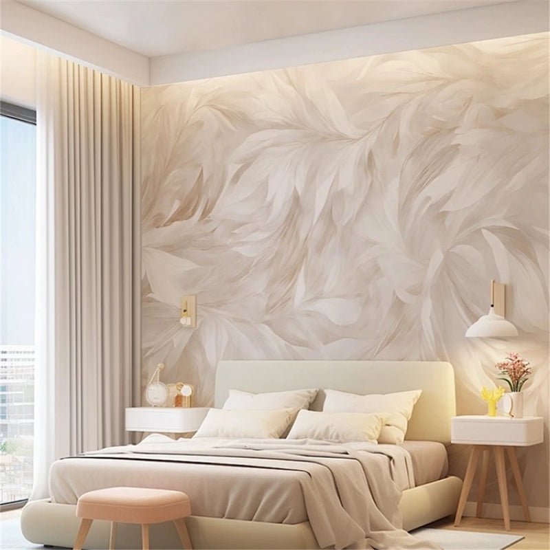 Plumes de soie — papier peint panoramique