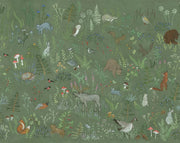 Cerfs & fleurs — aperçu du décor, vue 8
