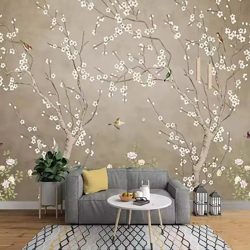 Branches & oiseaux — aperçu du décor, vue 1