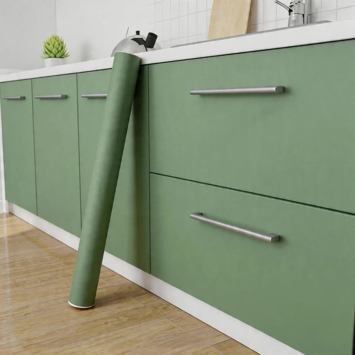 Grün Matt — Möbelfolie