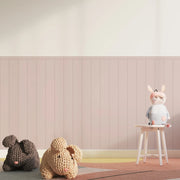 Rosé-Vertäfelung — selbstklebendes Wandpaneel · Foto 1