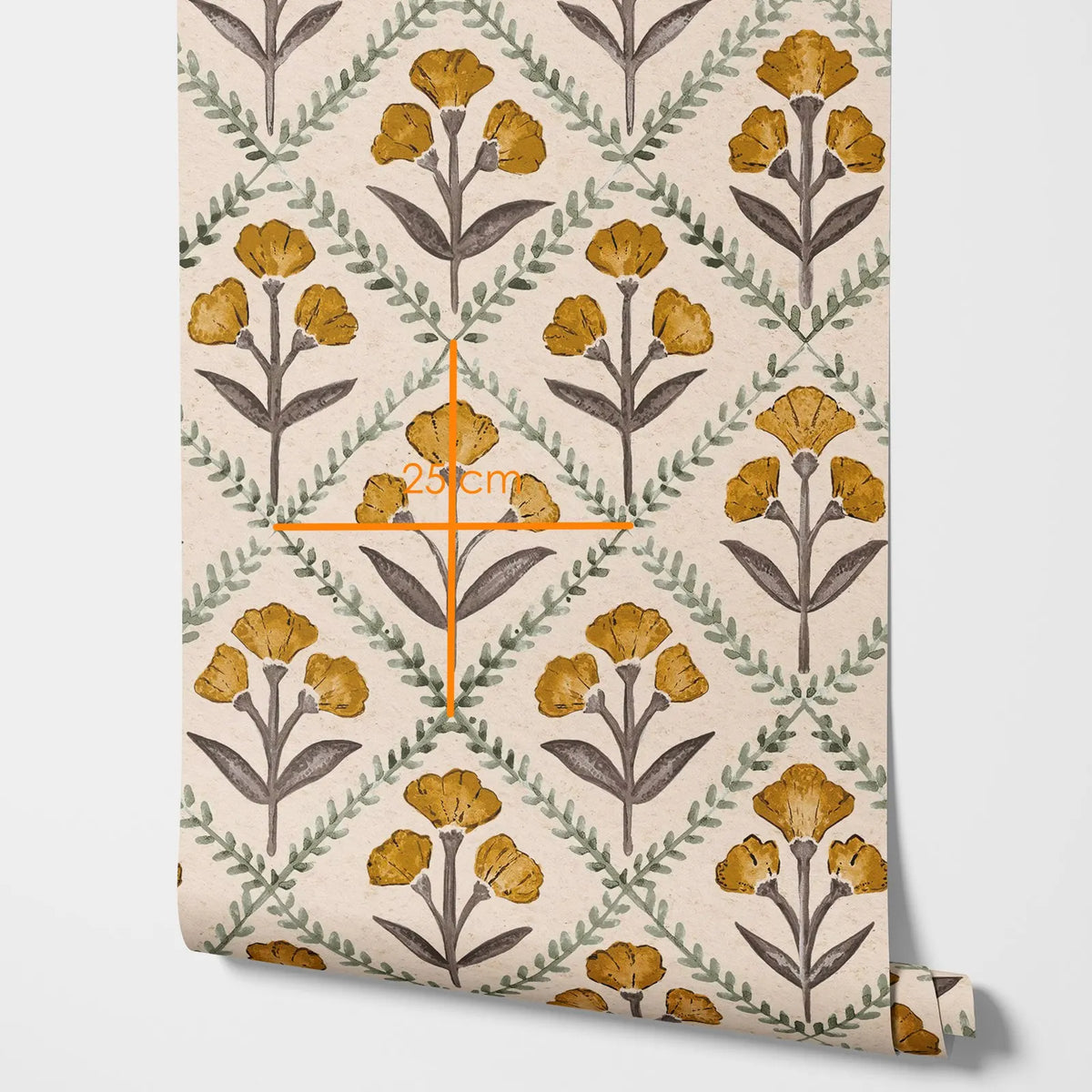 Fleurs solaires — papier peint en rouleau