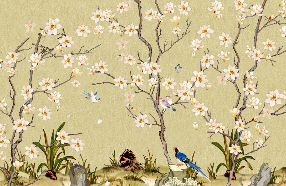 Magnolienzweige — Fototapete