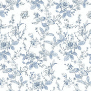 Azurblaue Blüten — Tapete als Rollenware · Foto 1