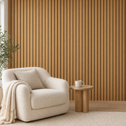 Honigfarbene Holzoptik — Tapete als Rollenware · Foto 5