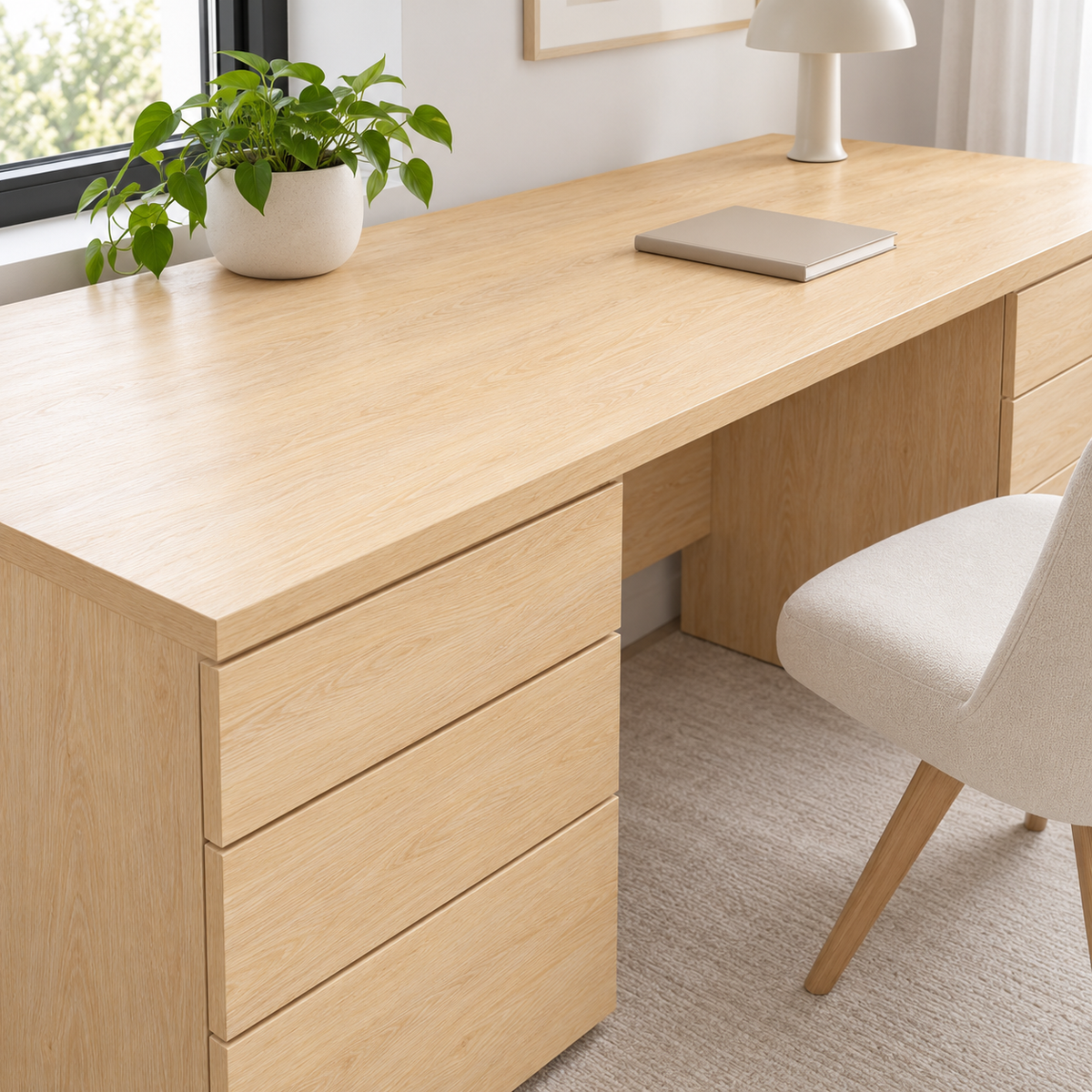 Chêne naturel — adhésif décoratif pour meubles