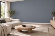 Coloris & matières — Gris foncé, revêtement mural dans un salon contemporain.