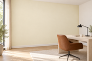 Coloris & matières — Jaune · 37, revêtement mural dans un bureau à domicile.