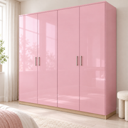Couleurs d’atelier, nuance 18 : film adhésif appliqué sur une armoire dans une pièce lumineuse.