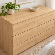Essences de bois — nuance 7, mise en situation sur commode