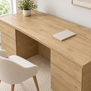 Essences de bois — nuance 8, mise en situation sur bureau