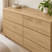 Essences de bois — nuance 8, mise en situation sur commode