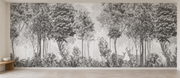 Forêt silencieuse — motif 1, panorama en situation dans une entrée