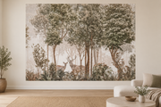 Forêt silencieuse — motif 5, panorama en situation dans un salon