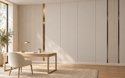 Papier peint Lignes architecturales, Motif 1, dans un bureau.