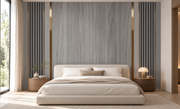 Papier peint Lignes architecturales, Motif 9, dans une chambre.