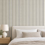 Lignes en relief — nuance 3, chambre (mise en scène générée)