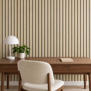 Lignes en relief — nuance 5, bureau (mise en scène générée)