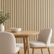 Lignes en relief — nuance 5, salle à manger (mise en scène générée)