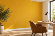 Maille de lin — Nuance 8, revêtement mural dans un bureau à domicile.