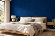 Maille de lin — Nuance 10, revêtement mural dans une chambre paisible.