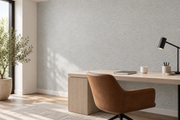 Maille de lin — Nuance 20, revêtement mural dans un bureau à domicile.
