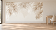 Silberne Palmwedel — Fototapete · Foto 72