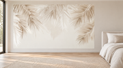 Silberne Palmwedel — Fototapete · Foto 73