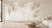 Silberne Palmwedel — Fototapete · Foto 74