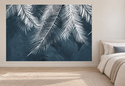 Silberne Palmwedel — Fototapete · Foto 82