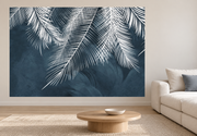 Silberne Palmwedel — Fototapete · Foto 83