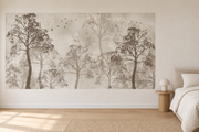 Paysage gravé — Motif 5, chambre (mise en scène générée)