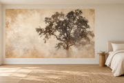 Paysage gravé — Motif 8, chambre (mise en scène générée)