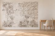 Paysage gravé — Motif 9, bureau (mise en scène générée)