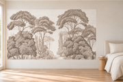 Paysage gravé — Motif 10, chambre (mise en scène générée)