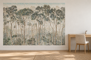 Paysage gravé — Motif 14, bureau (mise en scène générée)