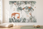 Safari des petits — motif 24, papier peint dans un coin lecture