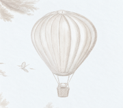 Safari des petits — motif 5, détail de la montgolfière rayée