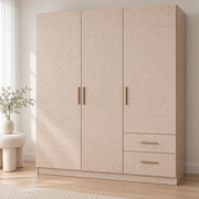 Trame naturelle — kaki, mise en situation sur armoire