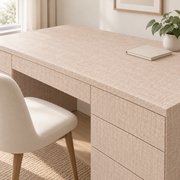 Trame naturelle — kaki, mise en situation sur bureau