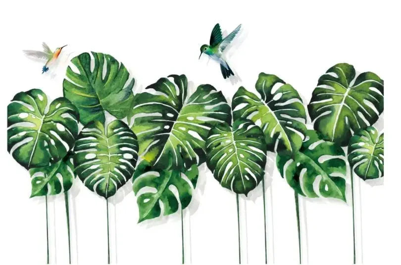 Feuillage tropical — papier peint panoramique